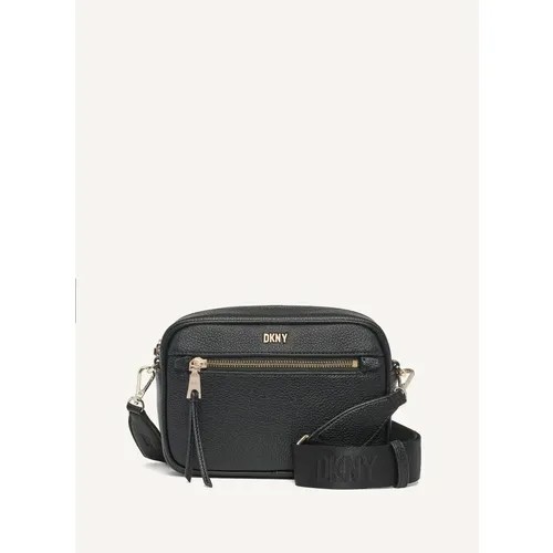 Сумка кросс-боди DKNY 106736, фактура зернистая, черный