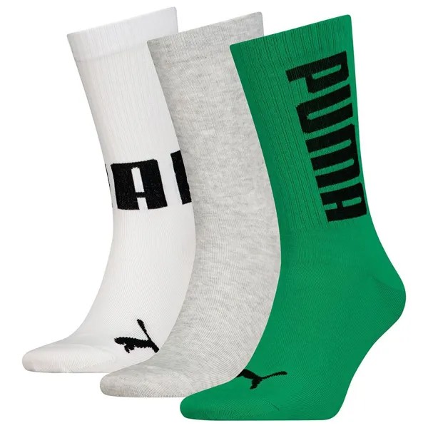 Носки Puma Big Logo long 3 units, разноцветный
