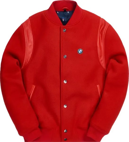 Бомбер Kith For BMW Wool Bomber 'Red', красный