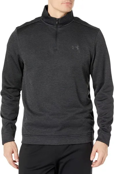 Свитер Storm из флиса на молнии 1/4 Under Armour Golf, цвет Black/Black