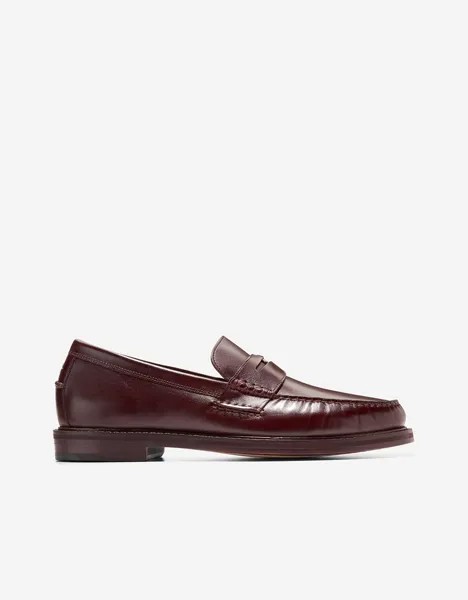 Мужские мокасины из гладкой кожи Cole Haan, бордо