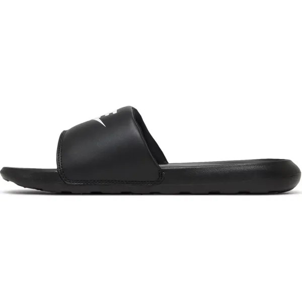 Сандалии Nike Victori One Slide Black White, белый/черный