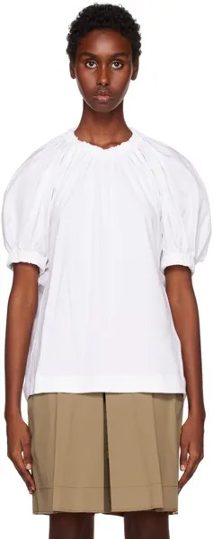 Белая футболка с пышными рукавами 3.1 Phillip Lim