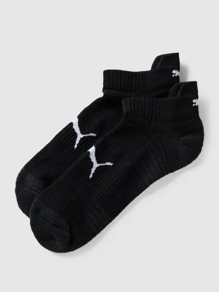 Носки-кроссовки с этикеткой, в упаковке 2 шт., модель Cushioned Puma, черный