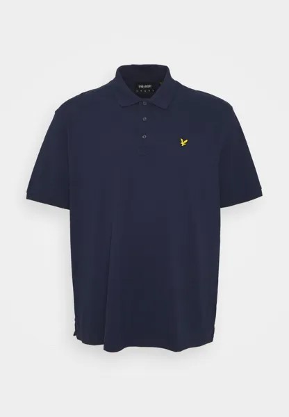 Рубашка-поло PLAIN Lyle & Scott, темно-синий