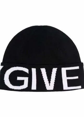 Givenchy шапка бини вязки интарсия