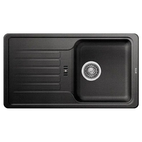 Врезная кухонная мойка 78 см Blanco Favos mini Silgranit PuraDur 518186 антрацит