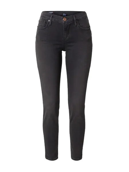 Джинсы узкого кроя True Religion HALLE, черный деним