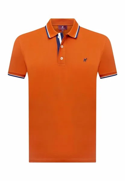 Поло Logo Embroidery Detail On The Chest Williot, цвет orange