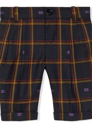 Gucci Kids брюки в клетку