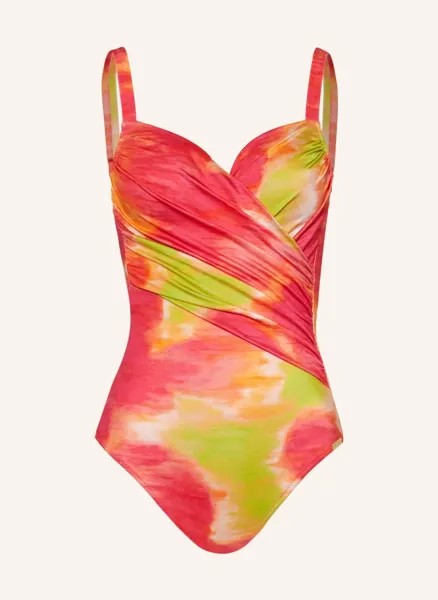 Формирующий купальник pink aqua Charmline, зеленый