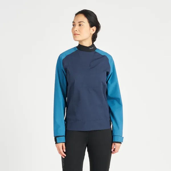 Куртка для парусного спорта/каякинга 500 Женская синяя ветровка TRIBORD, цвет azul