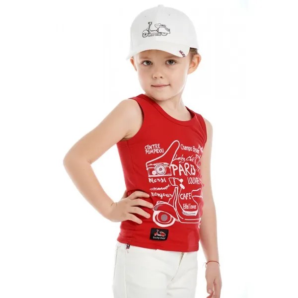 Lucky Child Майка для мальчика Лемур в Париже 43-25к