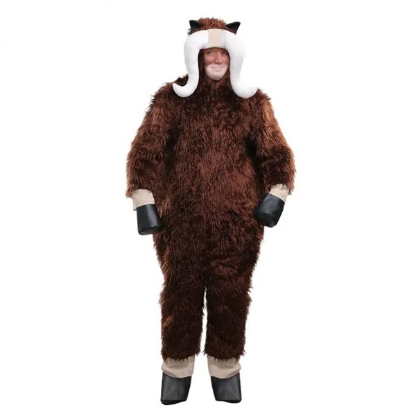 Коричневый костюм для косплея Bison Buffalo дикий бык для взрослых, Мул персонаж Хэллоуин вечерние Роскошные комбинезоны маскарадный костюм для мужчин