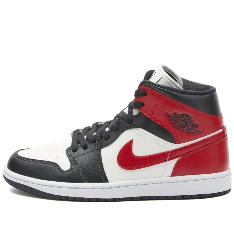 Кроссовки Air Jordan 1 MID W, серый/коричневый/бежевый