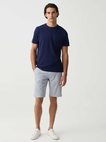 Хлопковые шорты-бермуды Chino Ovs, цвет stone grey