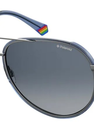 Солнцезащитные очки мужские Polaroid PLD 6116/G/S RTBLUE RT