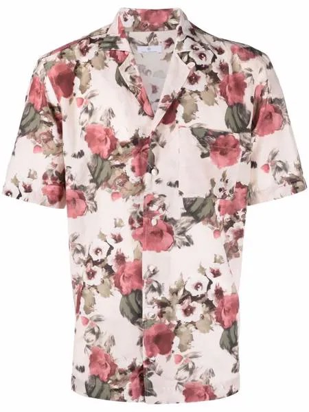 Tagliatore рубашка Hawaiian с цветочным принтом