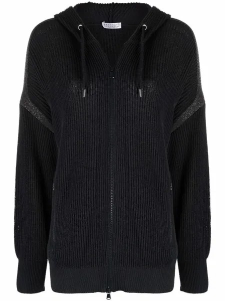 Brunello Cucinelli худи в рубчик