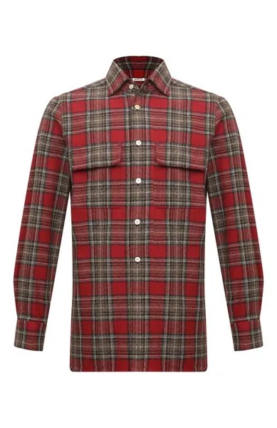 Хлопковая рубашка Kiton