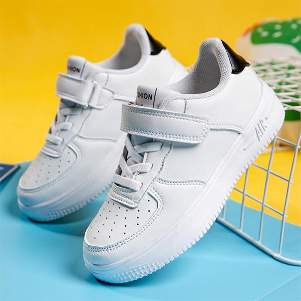 Повседневная спортивная детская обувь Легкая студенческая обувь Low-top Velcro Модные кроссовки для мужчин и женщин