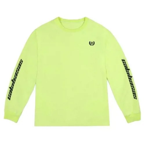 Лонгслив YEEZY, Зеленый, INT M