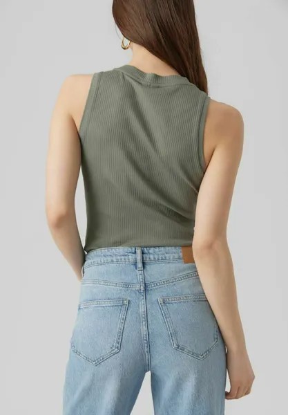 Топ VMLAVENDER TOP Vero Moda, зеленый