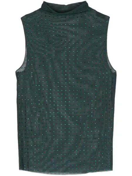 PINKO топ Laruns, зеленый
