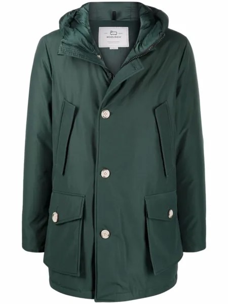 Woolrich парка Arctic с капюшоном, зеленый