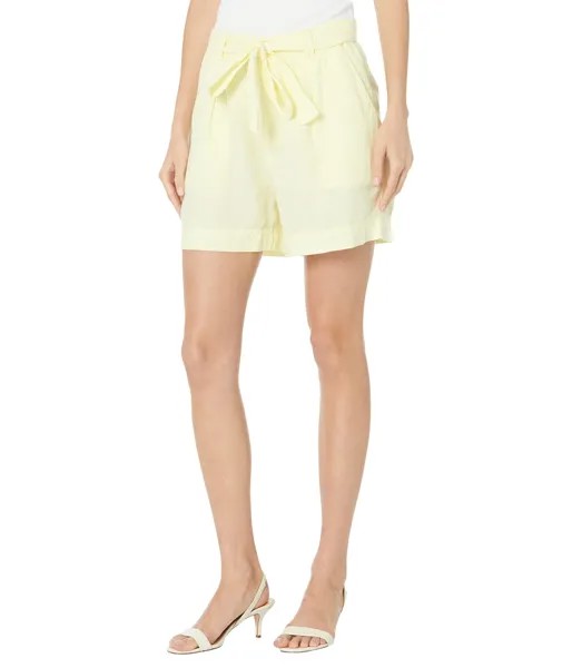 Шорты Michael Stars, Bex Woven Linen Pleated Shorts with Tie