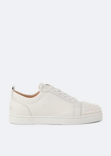 Кроссовки Christian Louboutin Fun Louis Junior Spikes, белый дубль