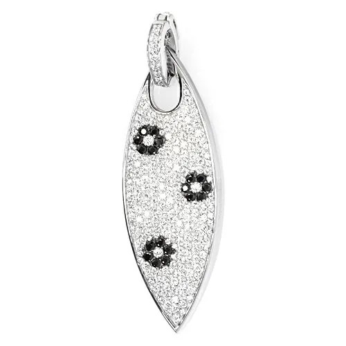 Подвеска с фианитами из серебра 05S2AZP107206CU-CBPE-001-WG JV