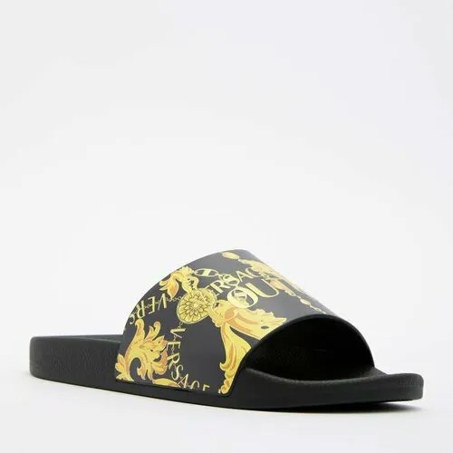 Шлепанцы Versace Jeans Couture, размер 43, черный