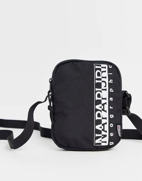 Черная сумка через плечо Napapijri Happy-Черный