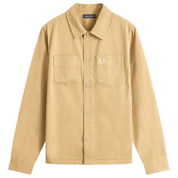 Куртка-рубашка Fred Perry Twill, бежевый