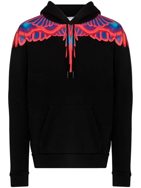 Marcelo Burlon County of Milan Curves Wings-motif hoodie