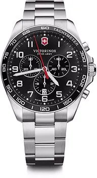 Швейцарские наручные  мужские часы Victorinox Swiss Army 241899. Коллекция Fieldforce Chrono