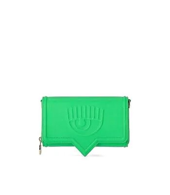 Женский зеленый кошелек на цепочке Chiara Ferragni Eyelike