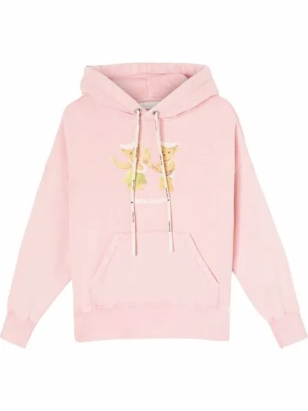Худи с принтом Palm Angels, розовый
