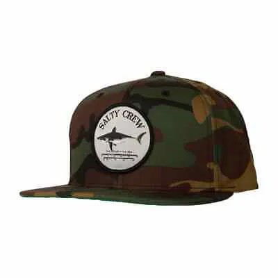 Кепка Salty Crew Bruce Snapback (камуфляжная) с 6 панелями