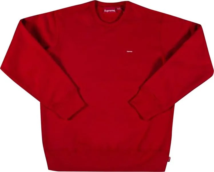 Толстовка Supreme Small Box Crewneck 'Red', красный