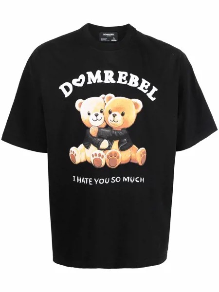 DOMREBEL teddy bear-print short-sleeved T-shirt