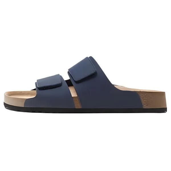 Шлепанцы мужские синие Zara