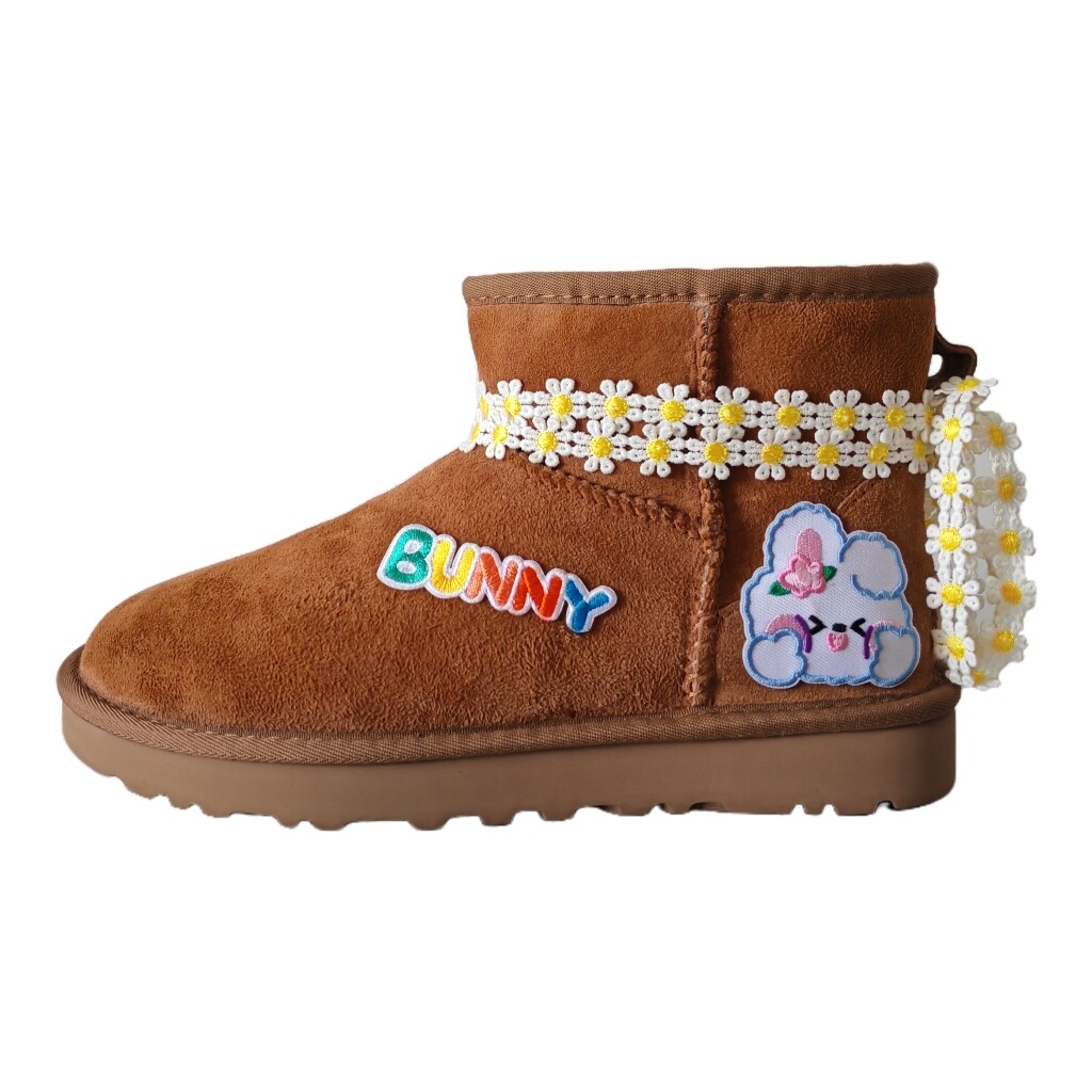 CLASSIC MINI Зимние ботинки женские коричневые/бордовые Ugg