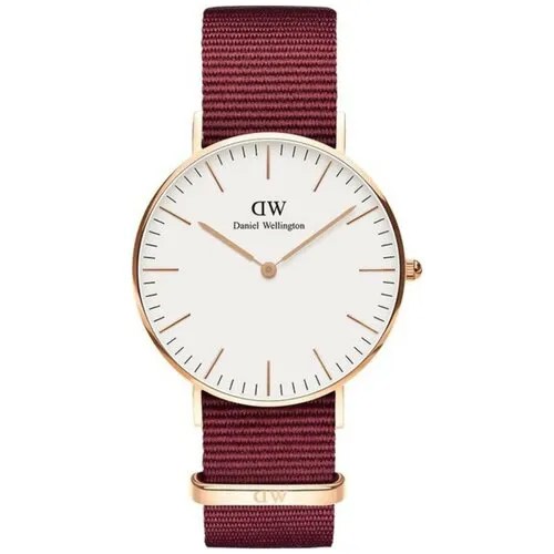 Наручные часы Daniel Wellington Classic, бордовый, золотой