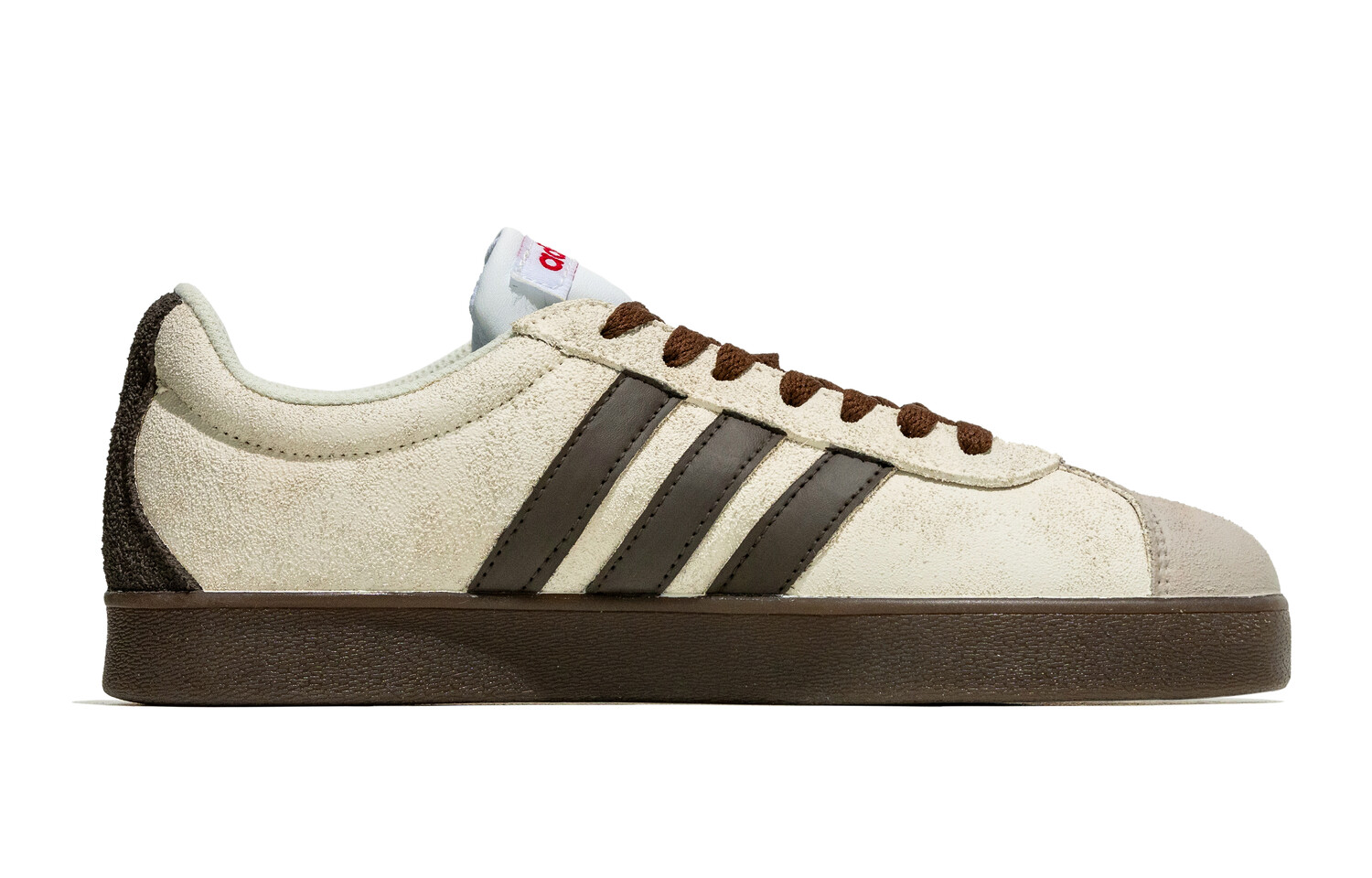 Кроссовки adidas Vl Court Skateboarding Shoes Unisex Low-top Brown, цвет Little Bear Lefu