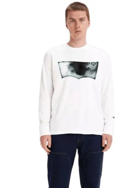 Лонгслив мужской Levi's 16139-0088 белый XL