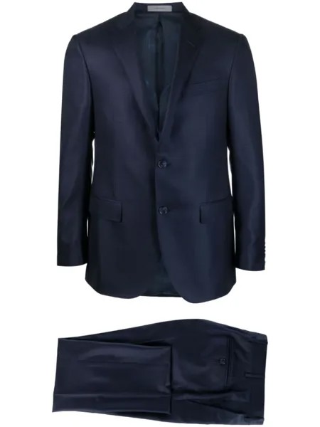 Corneliani костюм с однобортным пиджаком, синий