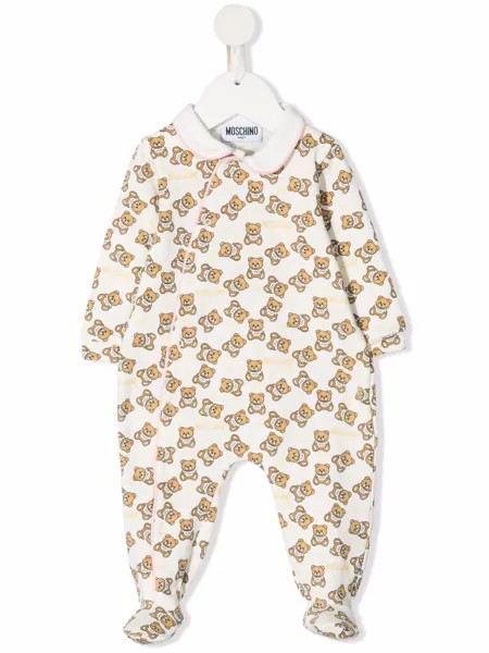 Moschino Kids пижама с принтом