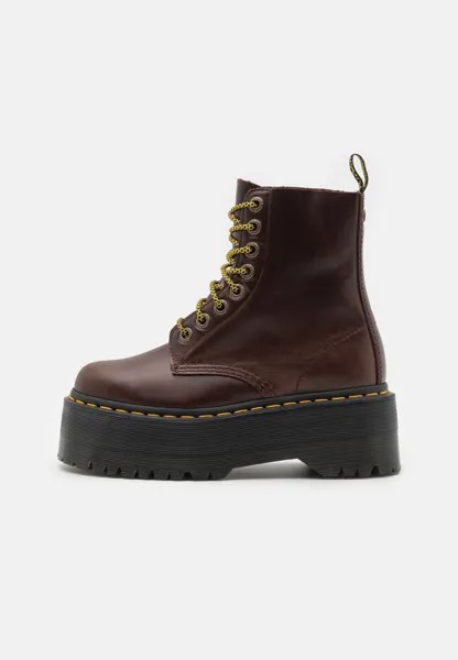 Ботильоны на шнуровке Dr. Martens PASCAL MAX, темно-коричневый